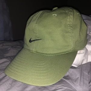 Green nike baseball hat